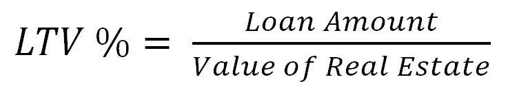 Loan to Value Ratio Formula